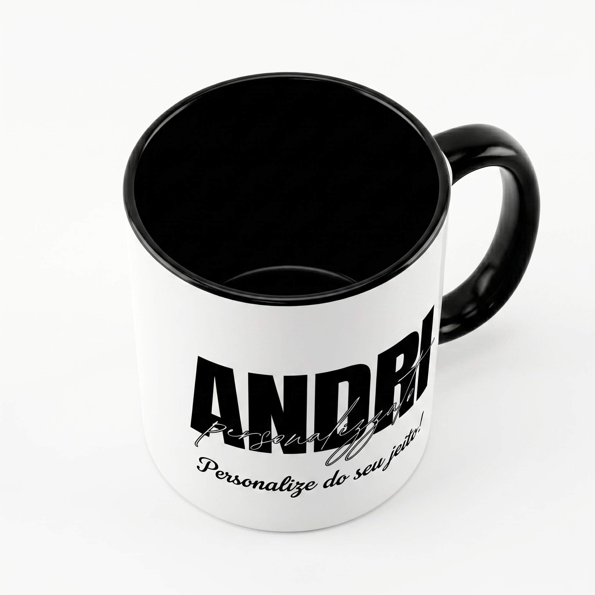 Caneca Personalizada Alça e Interno Coloridos — imagem 2